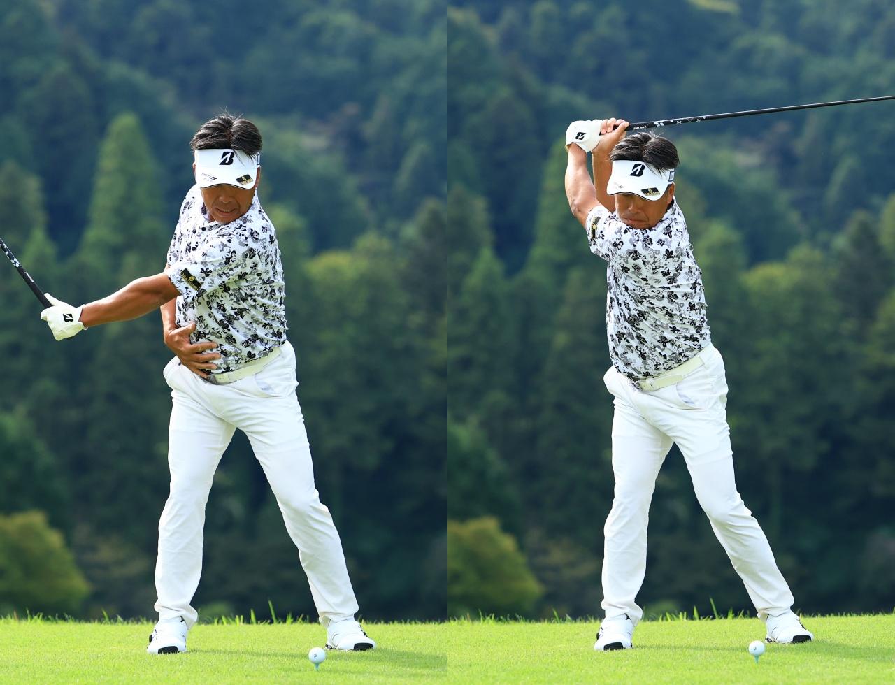 画像: 腹筋に力を入れる