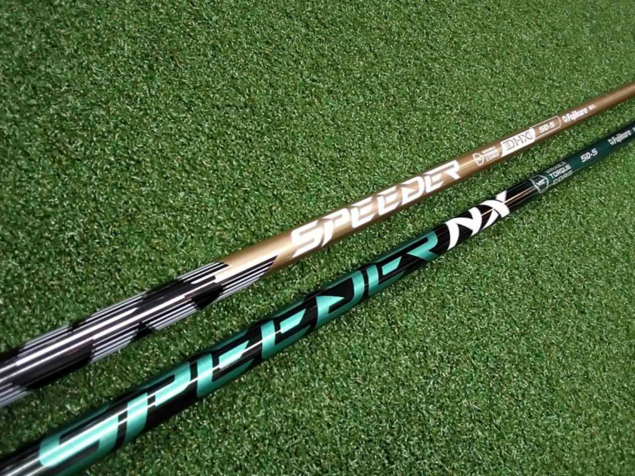 画像: 結構な違いがある2つのシャフト