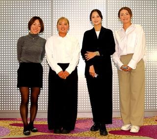 岡山絵里、鈴木愛、柏原明日架、渡邉彩香