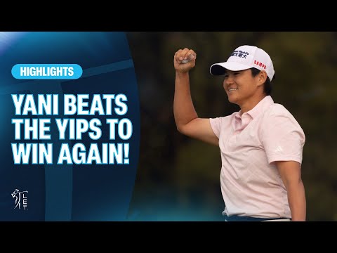 画像1: Incredible switch! Yani Tseng putts left-handed to win first title in 11 years www.youtube.com