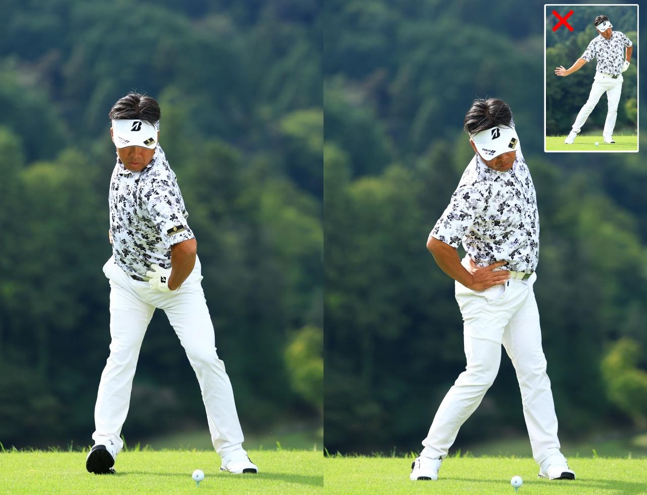 画像: その場で回る