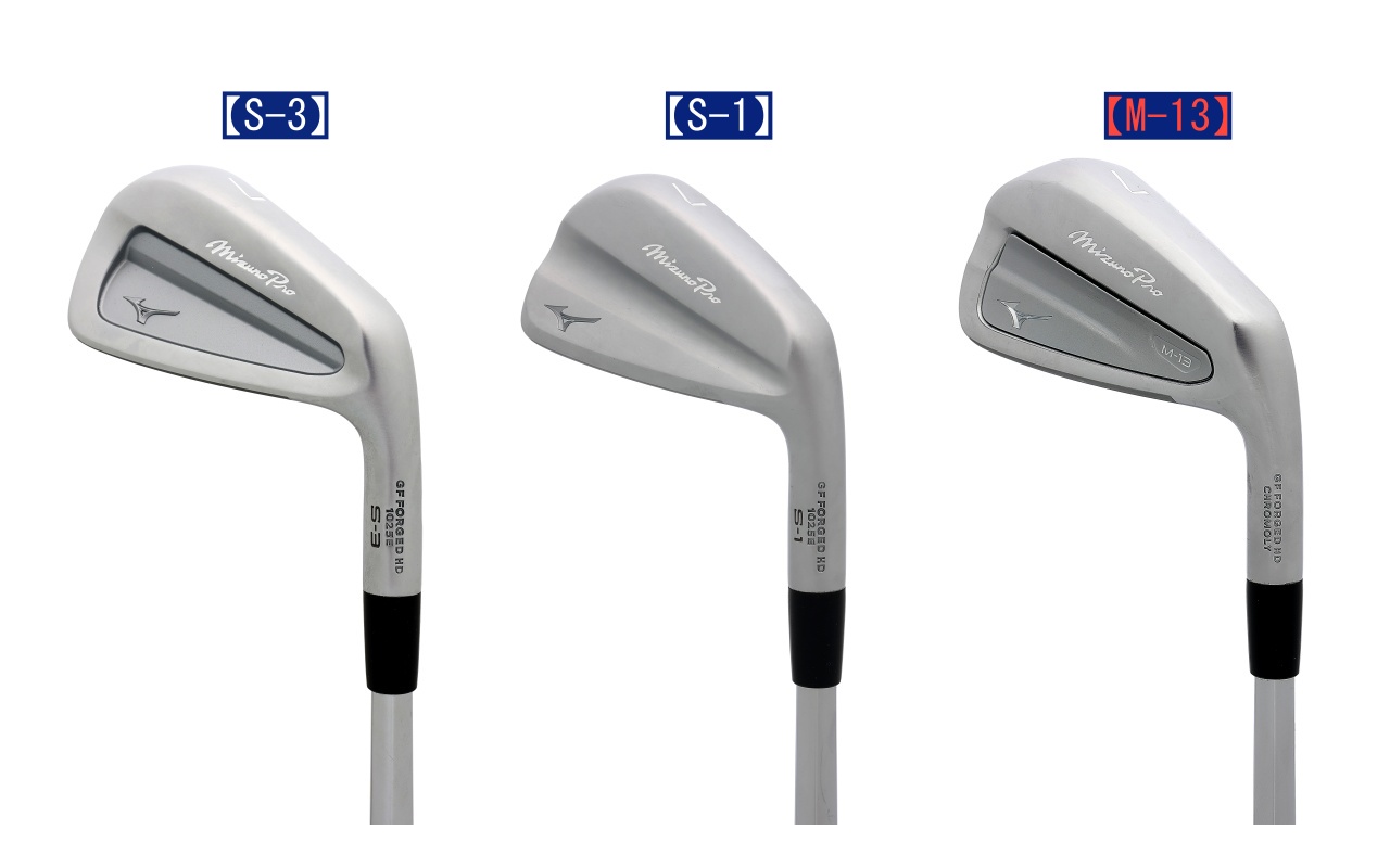 画像: 軟鉄鍛造だった「Sシリーズ」とは違い、『M-13』は番手ごとに素材やフェース設計が異なっている