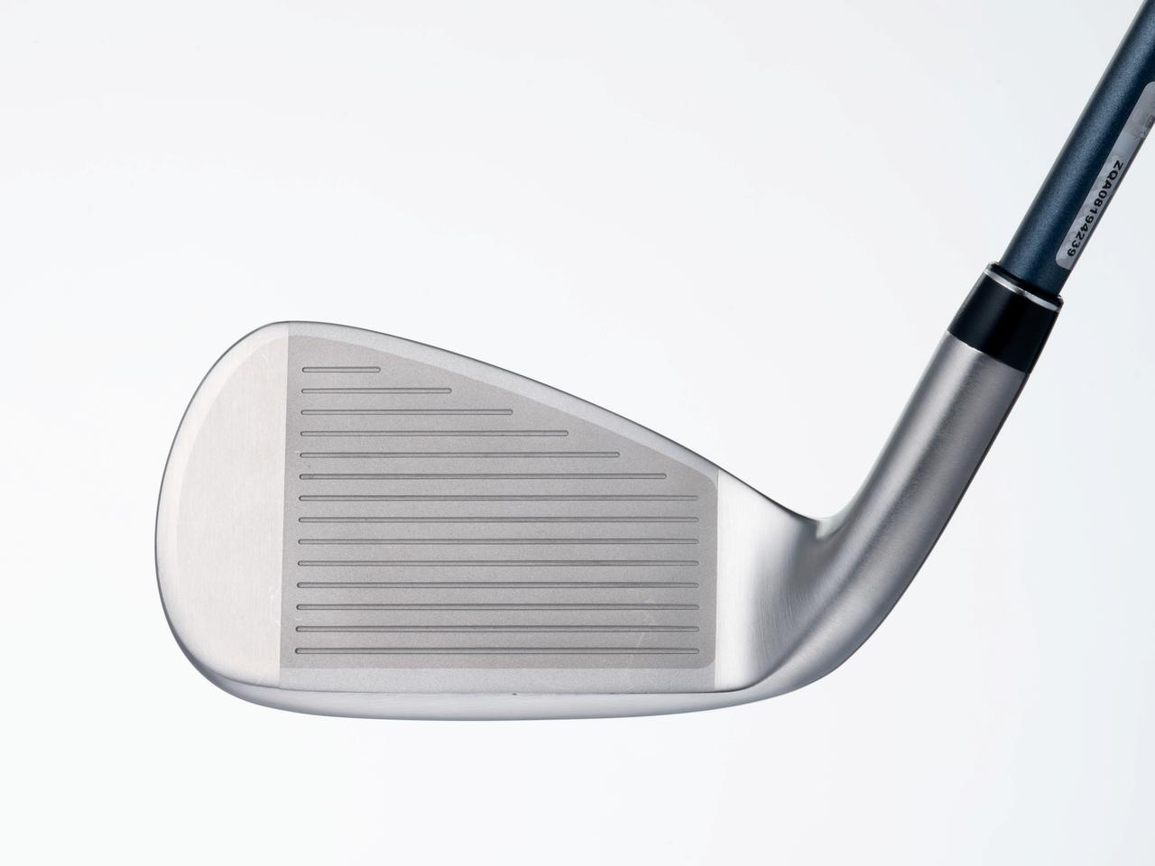 画像3: ◎ヘッド素材／フェース：VR-Titanium（#5～9）・チタン（PW～SW）、ボディ：SUS630＋高比重タングステン（#5～7）◎ライ角／61.5度（#5）、62度（#6）、62.5度（#7）、63度（#8）、63度（#9）、63.5度（PW）、63.5度（AW）、63.5度（SW）◎クラブ長さ／38.5インチ（#5）、38インチ（#6）、37.5インチ （#7）、37インチ（#8）、36.5インチ（#9）、36インチ（PW）、36インチ（AW）、36インチ（SW）◎試打シャフト／ゼクシオMP1400（S）