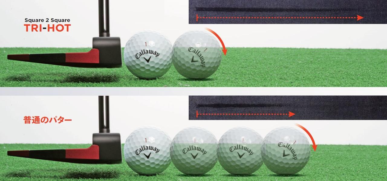 画像2: ストロークが安定し転がりのいい順回転！‶オデッセイSquare 2 Square TRI-HOT″