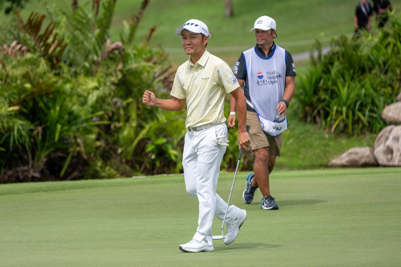 画像: プレーオフはバーディ決着でみごと、戴冠した(写真/Asian Tour.)