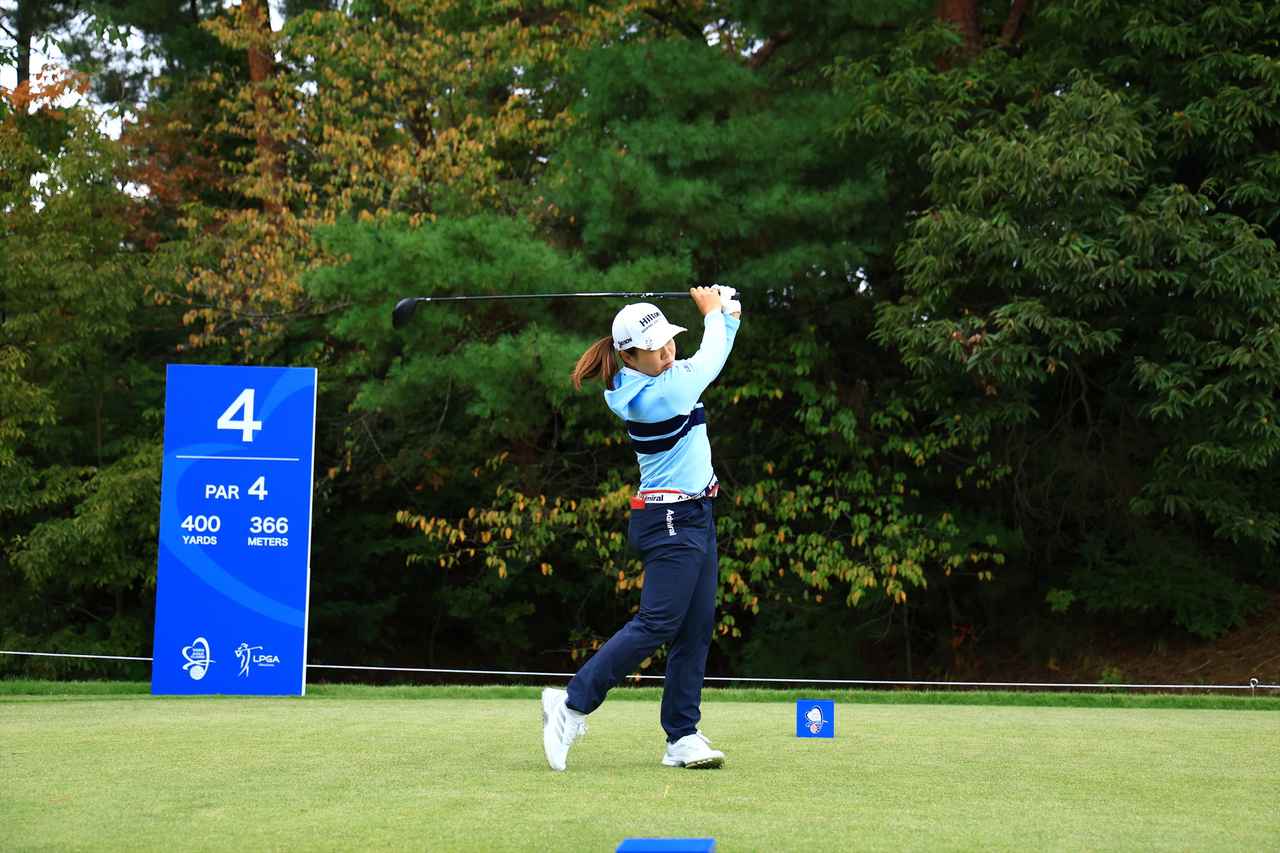 画像 : 16番目の画像 - 畑岡奈紗　ドライバー正面連続写真 - みんなのゴルフダイジェスト