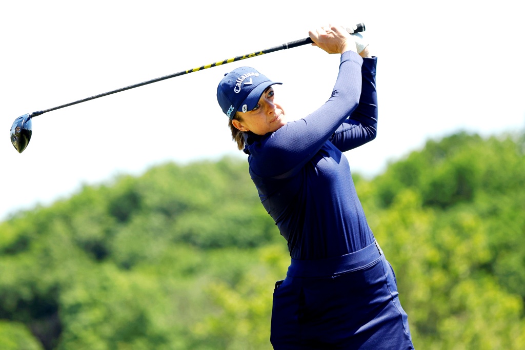 画像: サウスダコタ州生まれの34歳。182センチの高身長を生かしたスウィングが武器