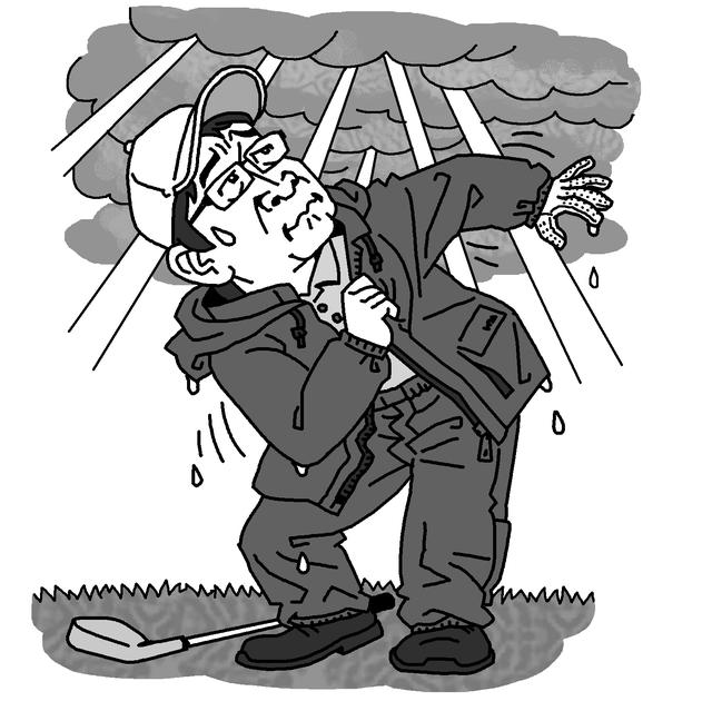 画像: レインウェアの呪い