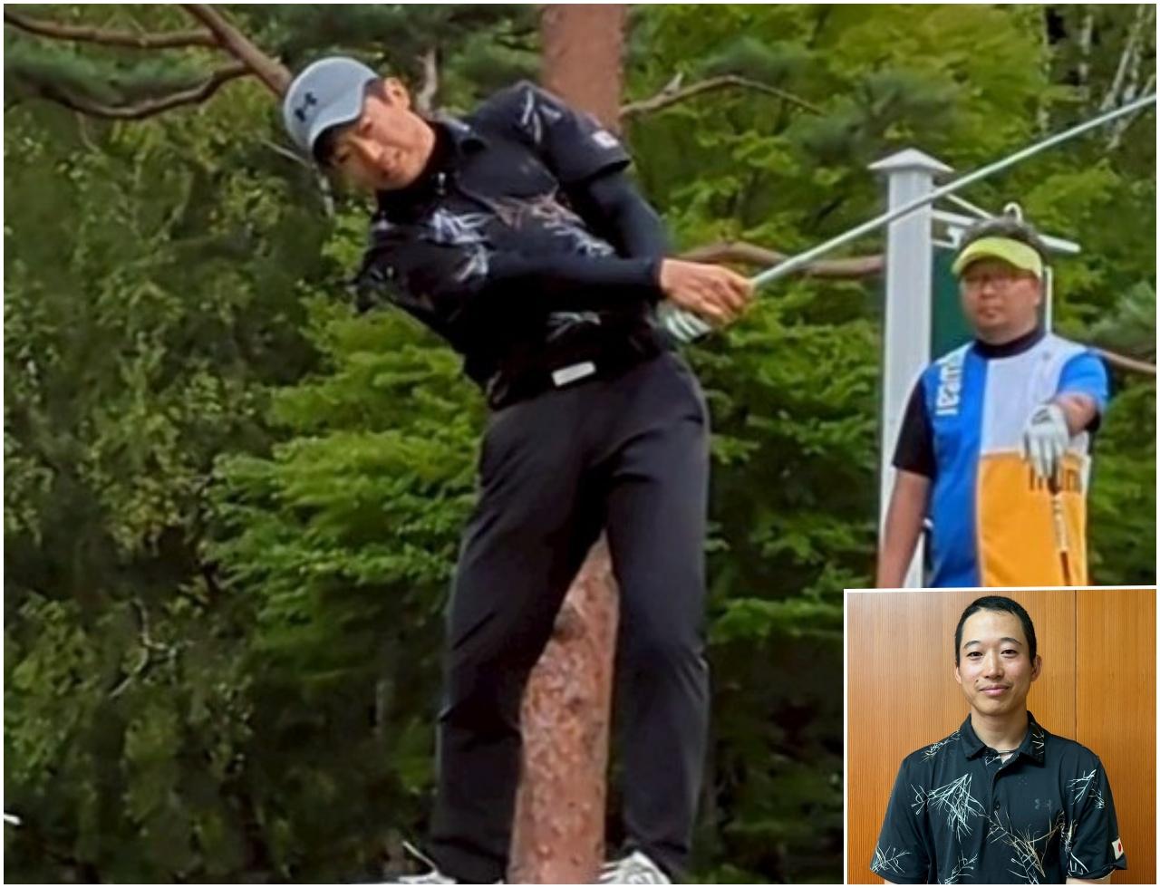 画像: ➀37歳②28年③HC1.8④67⑤理想はフェード(実際はドロー)⑥290Y⑦マイク・オースチン⑧赤⑨しゃぶしゃぶ⑩トマト⑪ワンちゃんたちと遊ぶ/インスタ@tetsurosodeyama