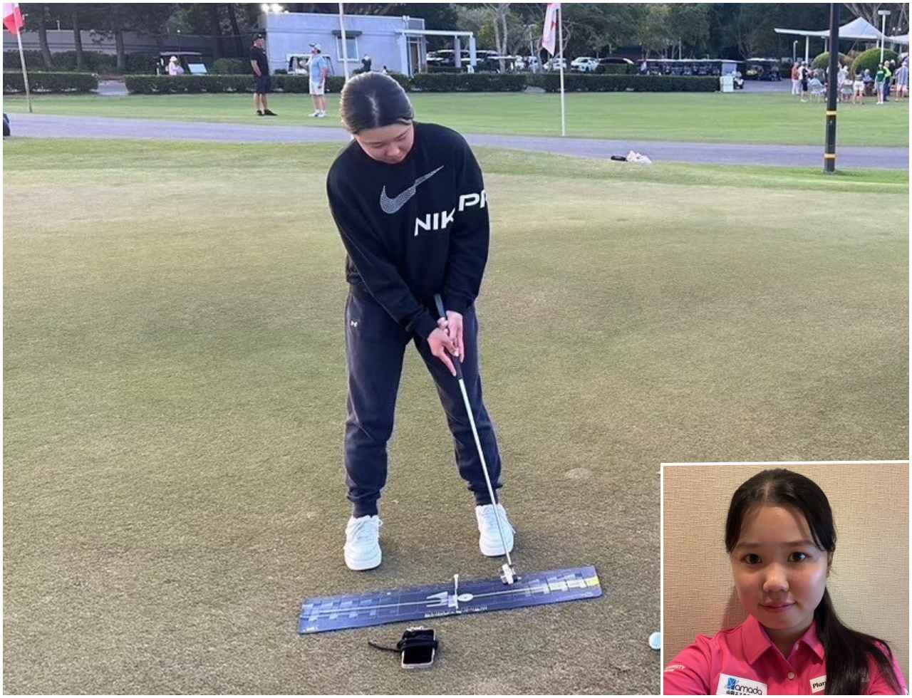 画像: ➀19歳②9年③平均スコア77④71⑤ストレート⑥220Y⑦西村優菜プロ⑧ピンク⑨焼き肉⑩パプリカ⑪寝ること