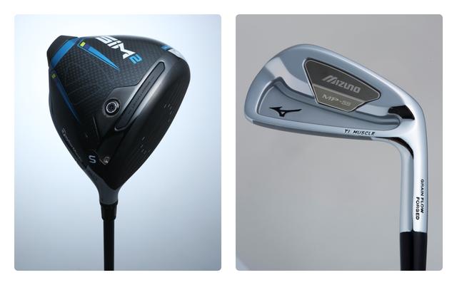 画像: 左から『テーラーメイド SIM2』、『ミズノ MP-59』