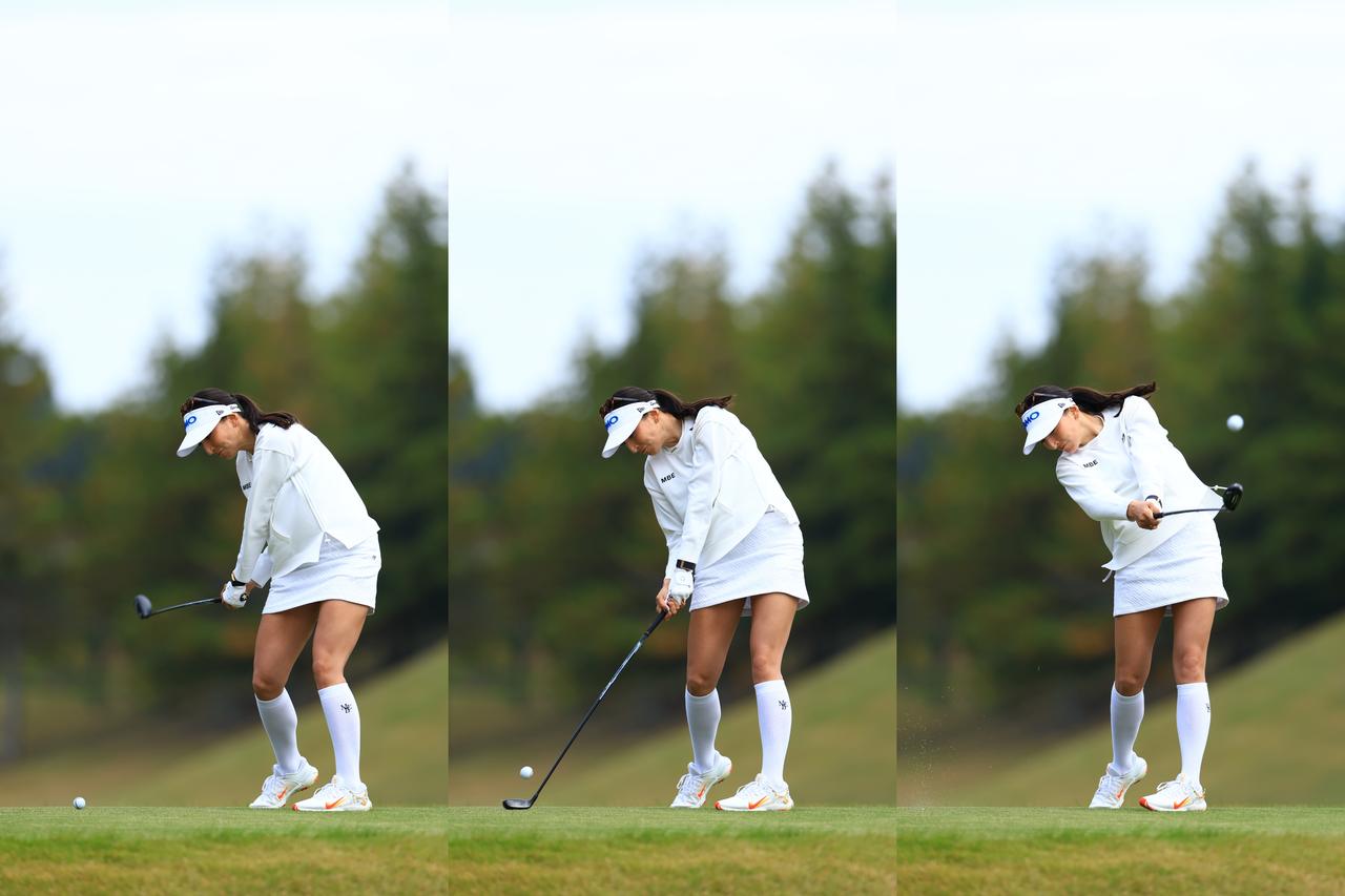 画像: 番手間の距離感が抜群なのは、ヘッドを走らせ過ぎないスウィングができるから(写真/大澤進二)