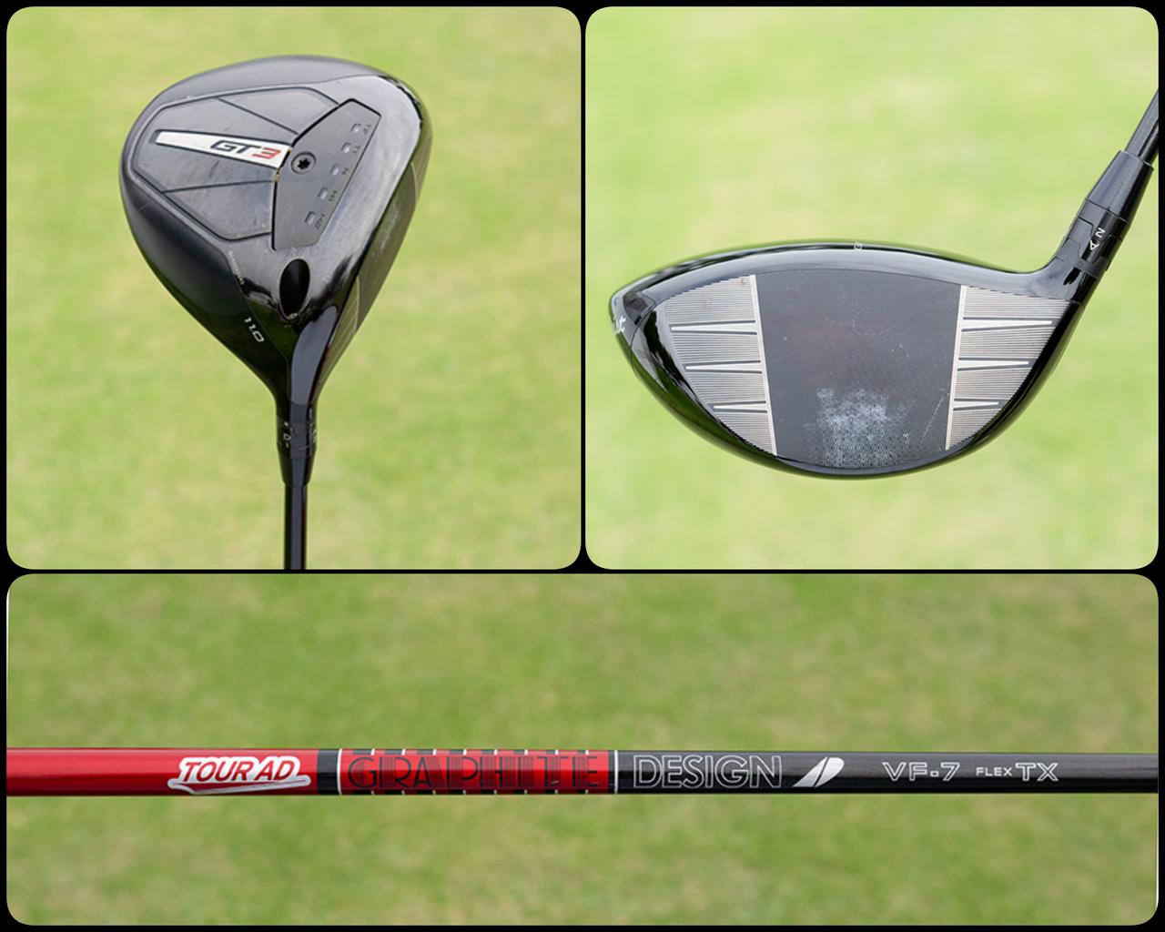 画像: カート・キタヤマのドライバー。タイトリスト「GT3（11度）」×グラファイトデザイン「Tour AD VF 7TX」