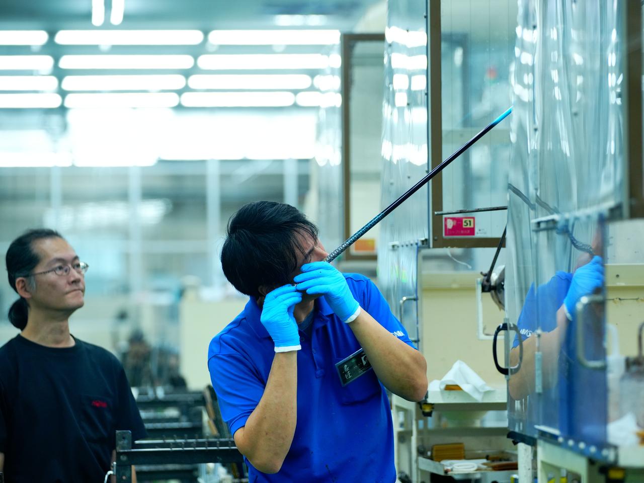 画像: 匠による入念なチェック