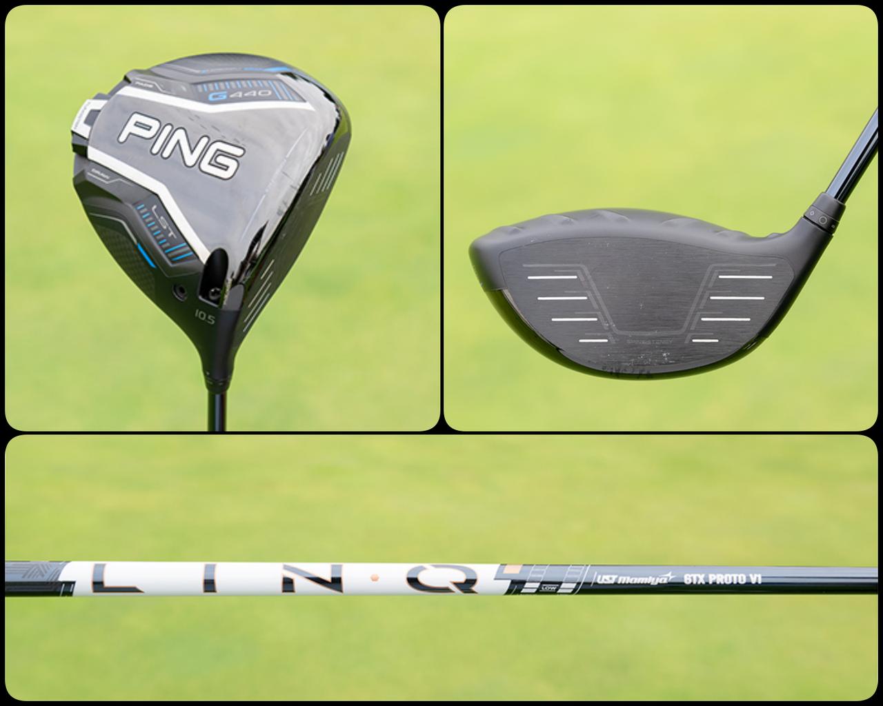 画像: サヒス・ティーガラのドライバー。ピンゴルフ「G440 LST（10.5度）」×USTマミヤ「LIN-Q 6TX PROTO V1」