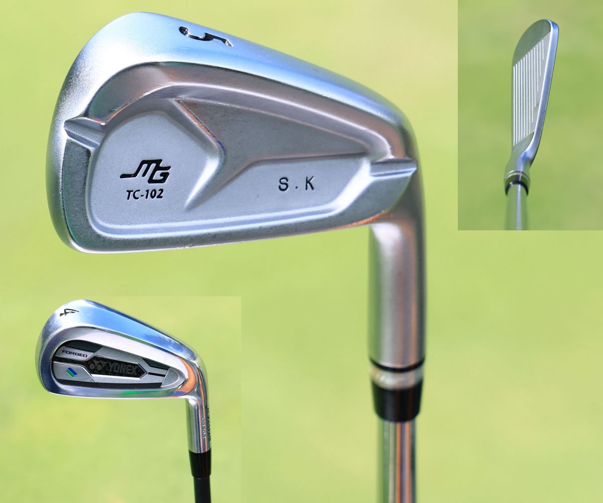 画像: 市販でされているアイアンだが、その顔を小平好みにカスタマイズ。4IはヨネックスCB702。パー5の2打目や長めのパー3など使用頻度が高い
