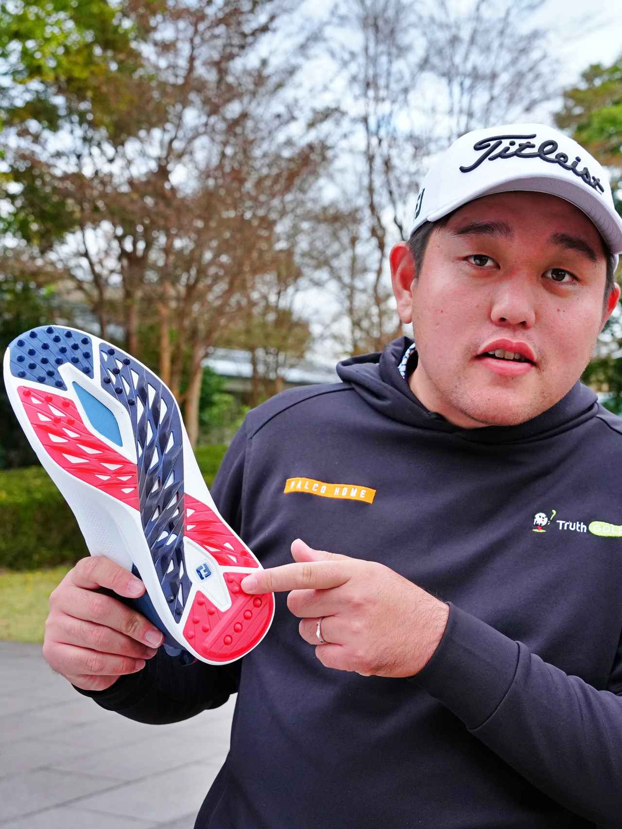 画像 : 「グリップ力が高くスウィングもしやすい」米澤蓮