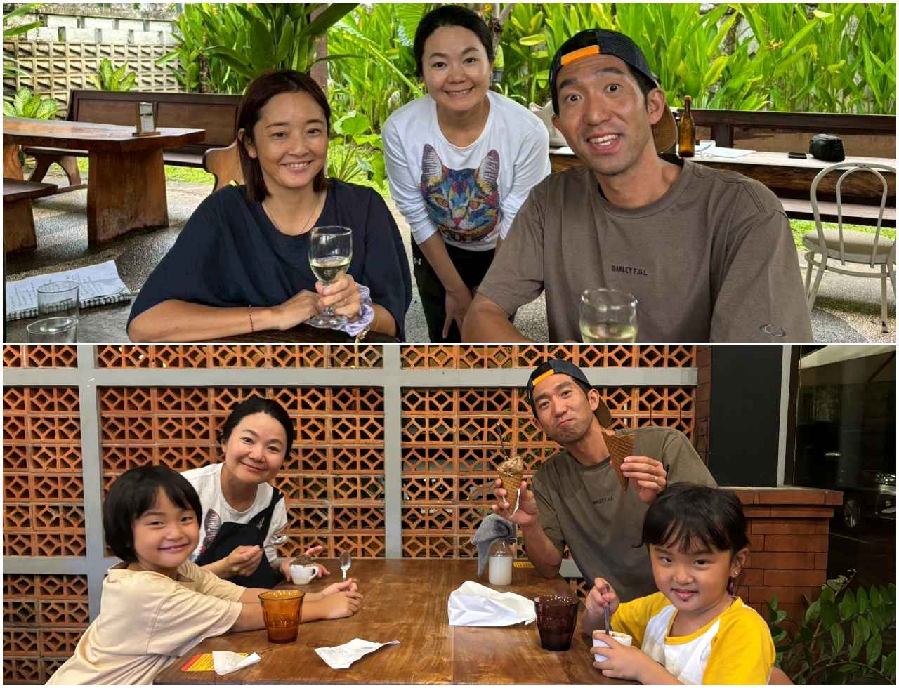 画像: バリでお世話になった友人ご家族。「まさに“アスリート一家”です。のびのびした子育てができることも魅力なんでしょうね」