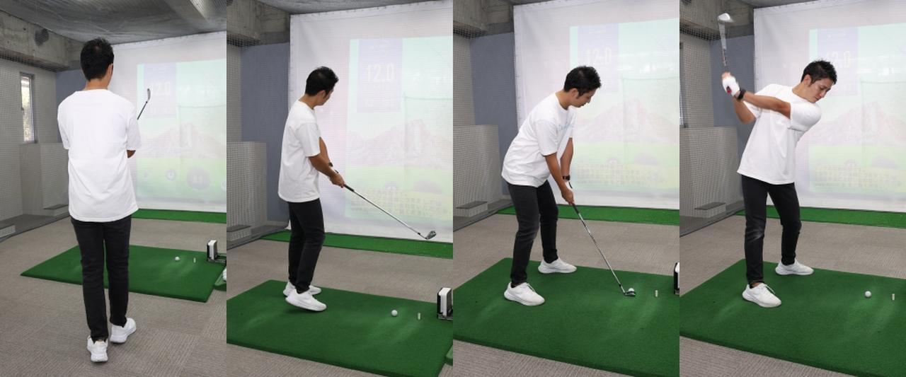 画像: アイアンで狙い打つために、まずは「目標を意識すること」から始めよう。例えばボールの後方から目標を定めて、構えて、打つ。この一連の流れをルーティンにするのはオススメ