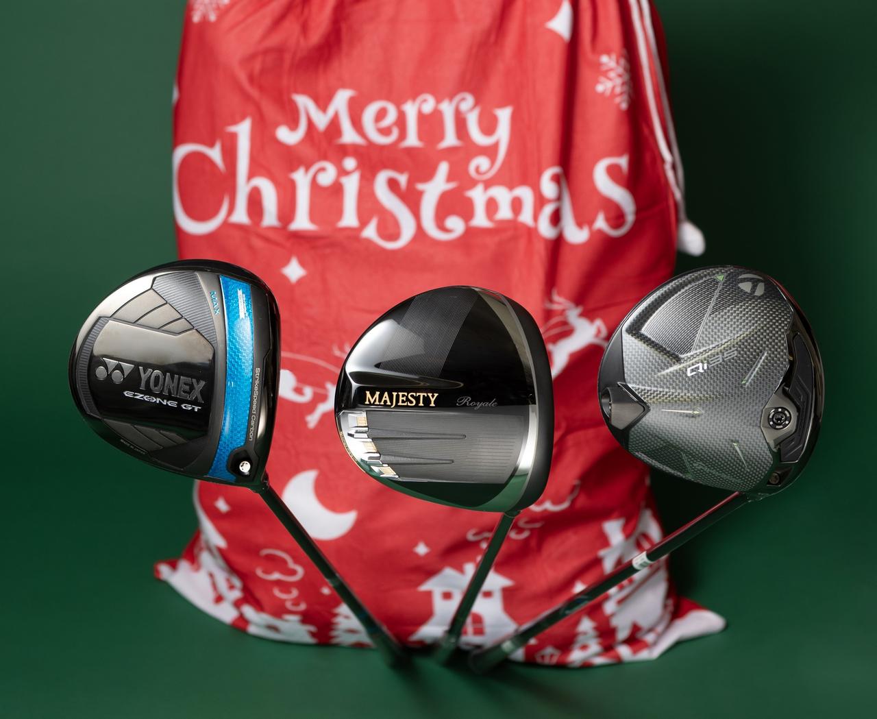 画像: 左から順に 【1】　ヨネックス「EZONE GT MAX」 【2】　マジェスティ「MAJESTY Royale」 【3】　テーラーメイド「Qi35」