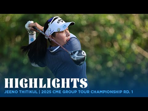 画像1: Jeeno Thitikul Highlights | 2025 CME Group Tour Championship Rd. 1 www.youtube.com