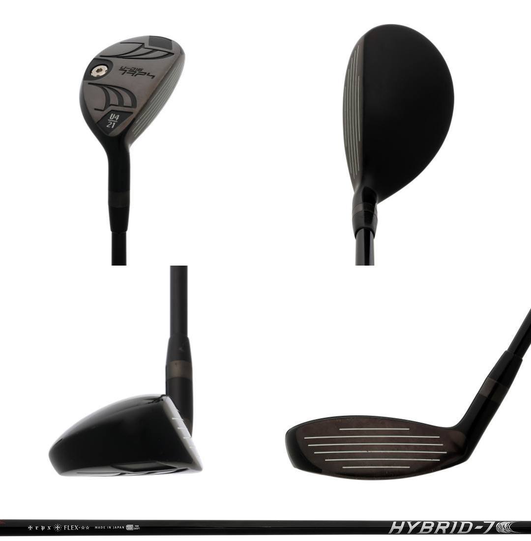 画像: TRPX製「U-016」の4番(21度)ユーティリティ、「HYBRID-7」