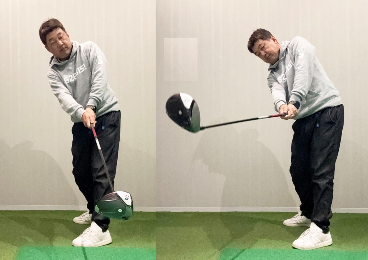 画像: 「クラブを右に振る意識」が上半身との時間差を作る!? 下半身リードでスウィングするためのコツを実際に試してみた - みんなのゴルフダイジェスト