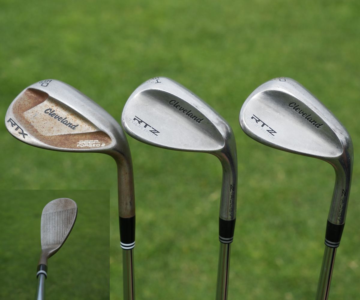 画像: 60度は少しグースネックにカスタマイズ。この顔に変更して1年経ち、「このグース顔がいいんです」とお気に入りの1本になった