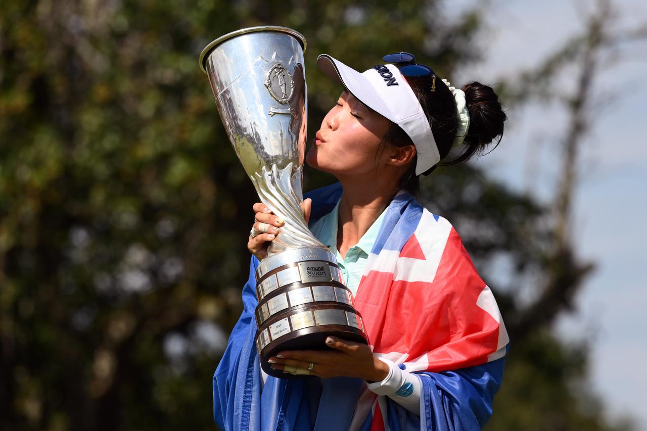 画像1: アムンディ・エビアン選手権でメジャー初優勝！ グレース・キムのドライバースウィングをAIで分析 - みんなのゴルフダイジェスト