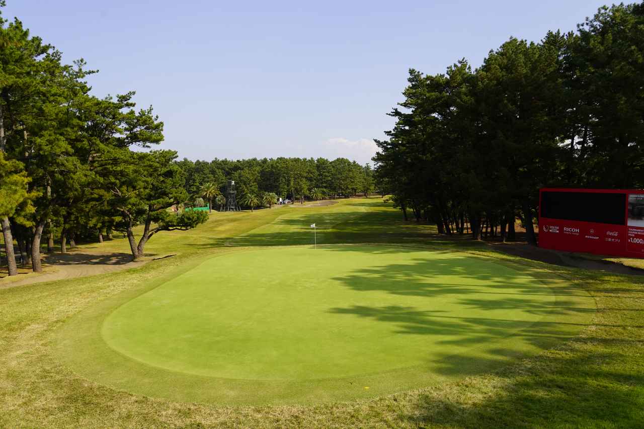 画像: 宮崎CCのコーライグリーンは硬いが、そこまでスピードは速くない