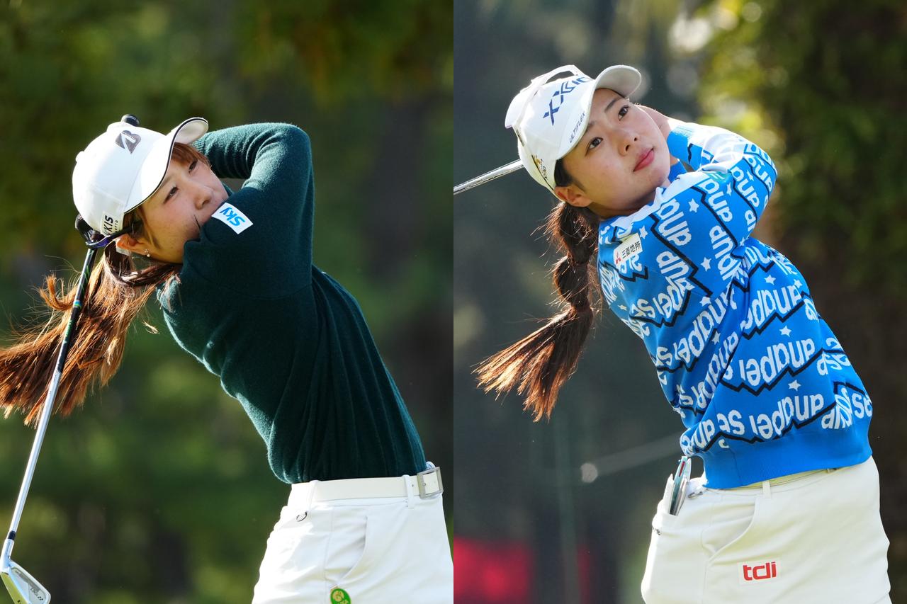 画像: 共に初優勝を飾りメルセデス・ポイントランキング4位の菅楓華(右)と同6位の荒木優奈。地元・日章学園高等学校の同級生だ