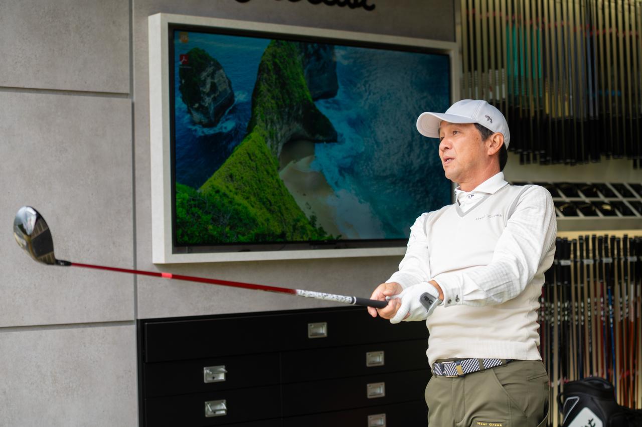 画像: 「ミスヒットしても、飛距離の落ち込みがとても少ない」(横田プロ)