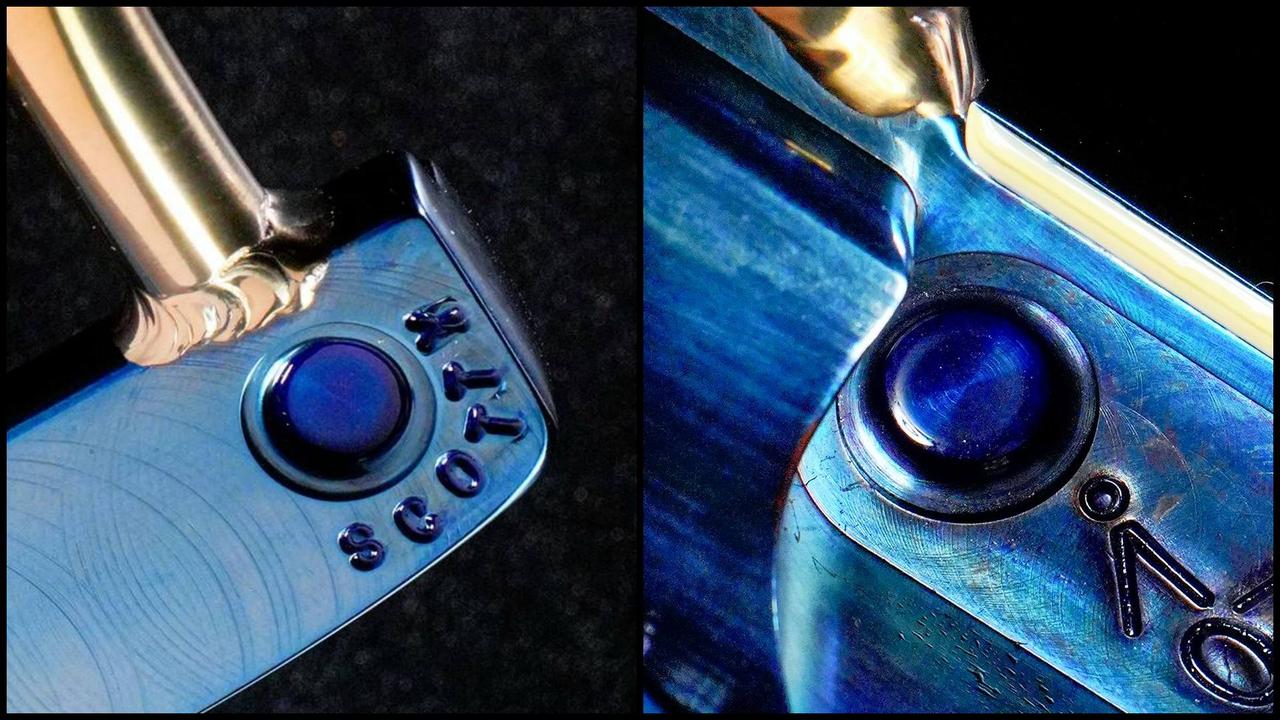 画像: バックフェースとフェースに入れられたビッグツアードットが、スコッティキャメロンらしいアクセントを与えている