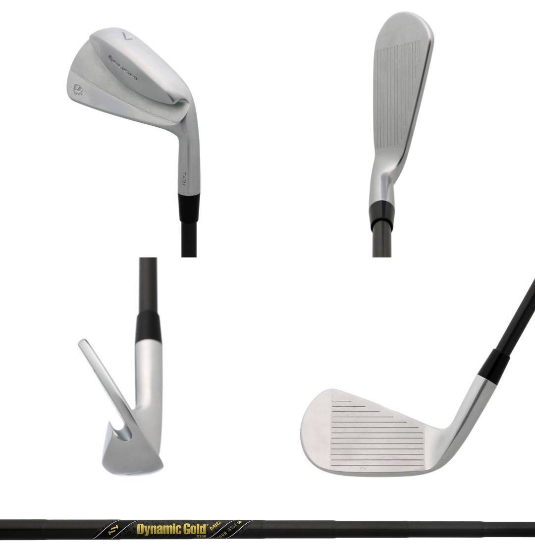 画像: BUCHI製「T401」の7番（31度）トゥルーテンパー製、「ダイナミックゴールド ツアーイシュー MID 95」