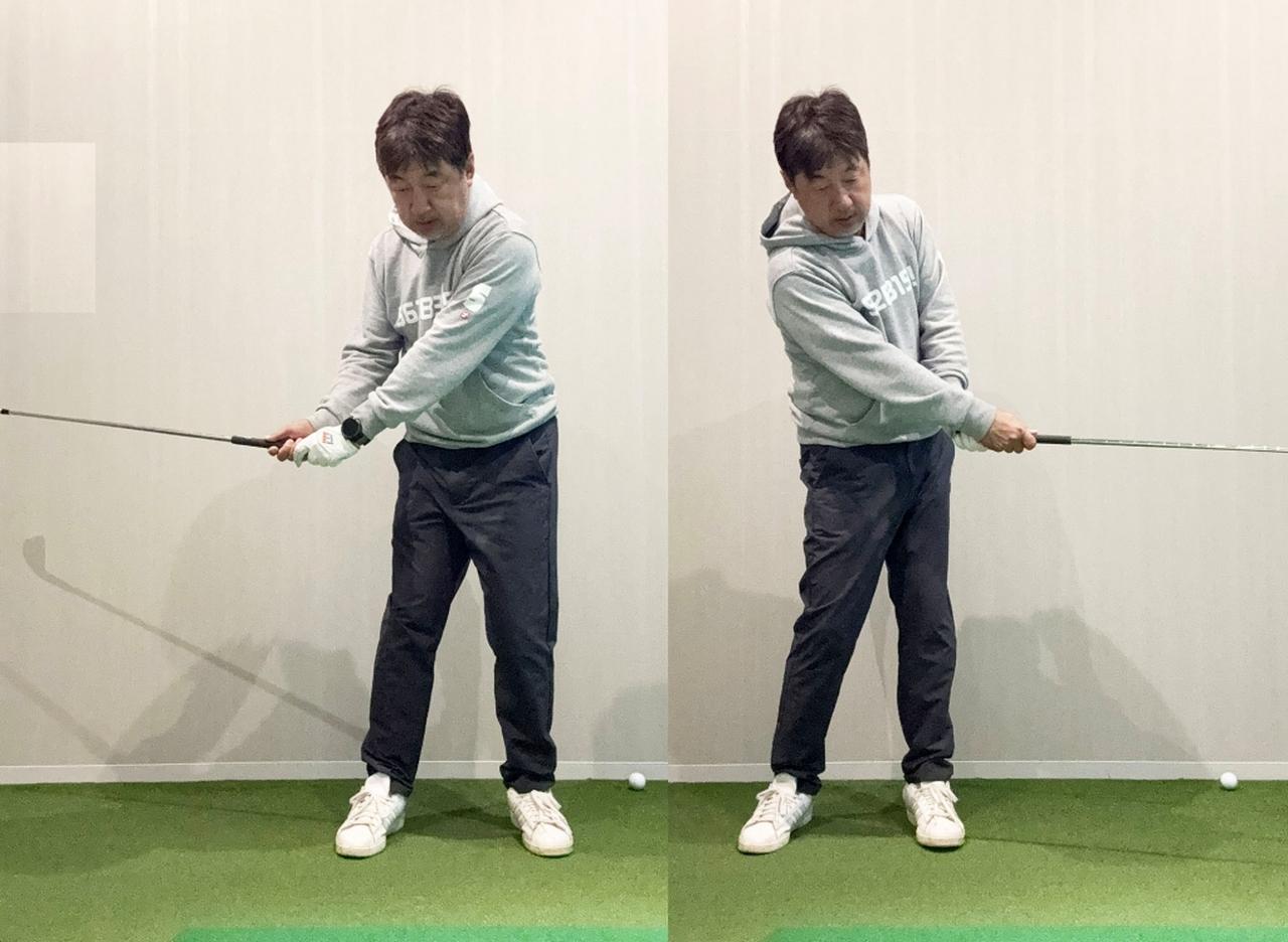 画像: ワッグルくらいの感覚で「素振りの素振り」をやってから本気の素振りをする