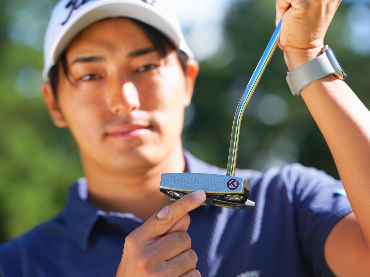 画像: フェース面の下めで打つ