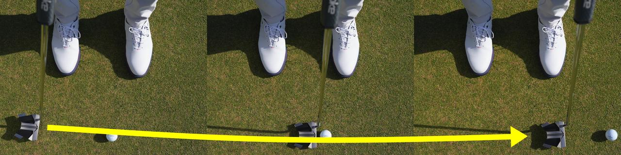 画像: ヘッドは扇状に動く