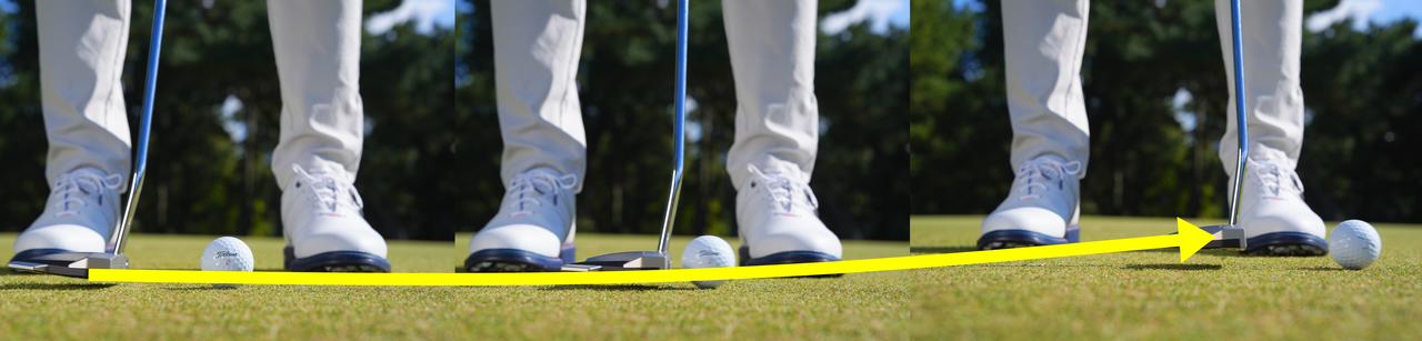 画像: アッパー気味に動きます