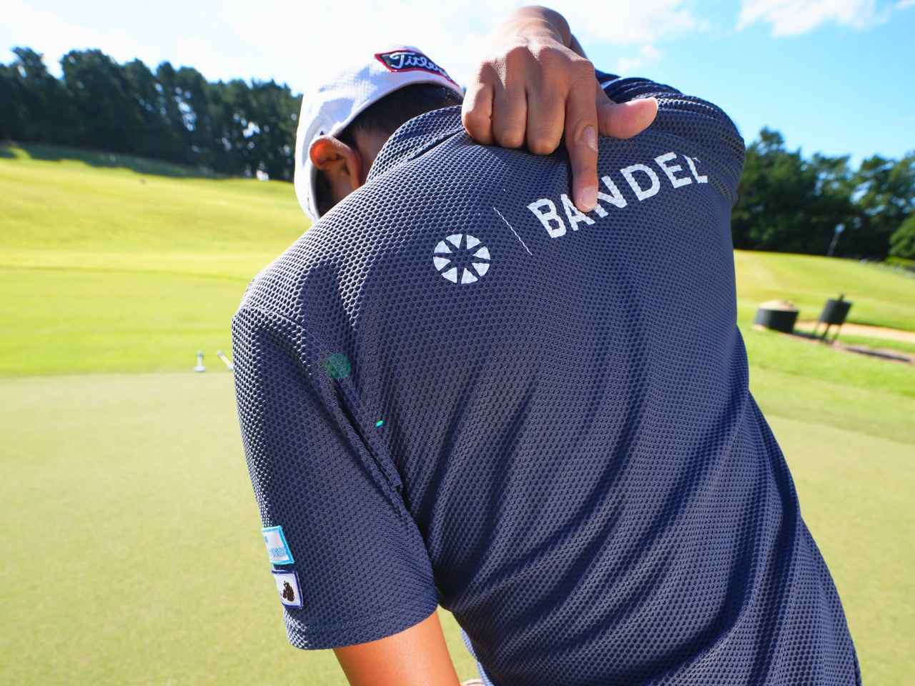 画像: 背筋を使う