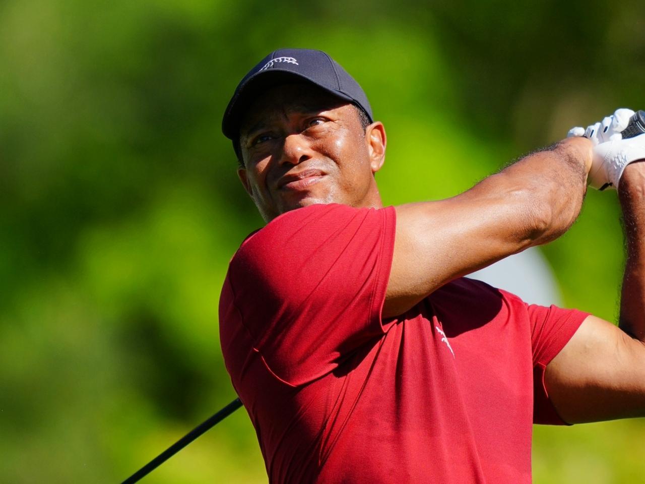 画像: ヒーローワールドチャレンジのホストを務めるタイガー・ウッズ。現在は復帰に向けリハビリ中（撮影/岩本芳弘）