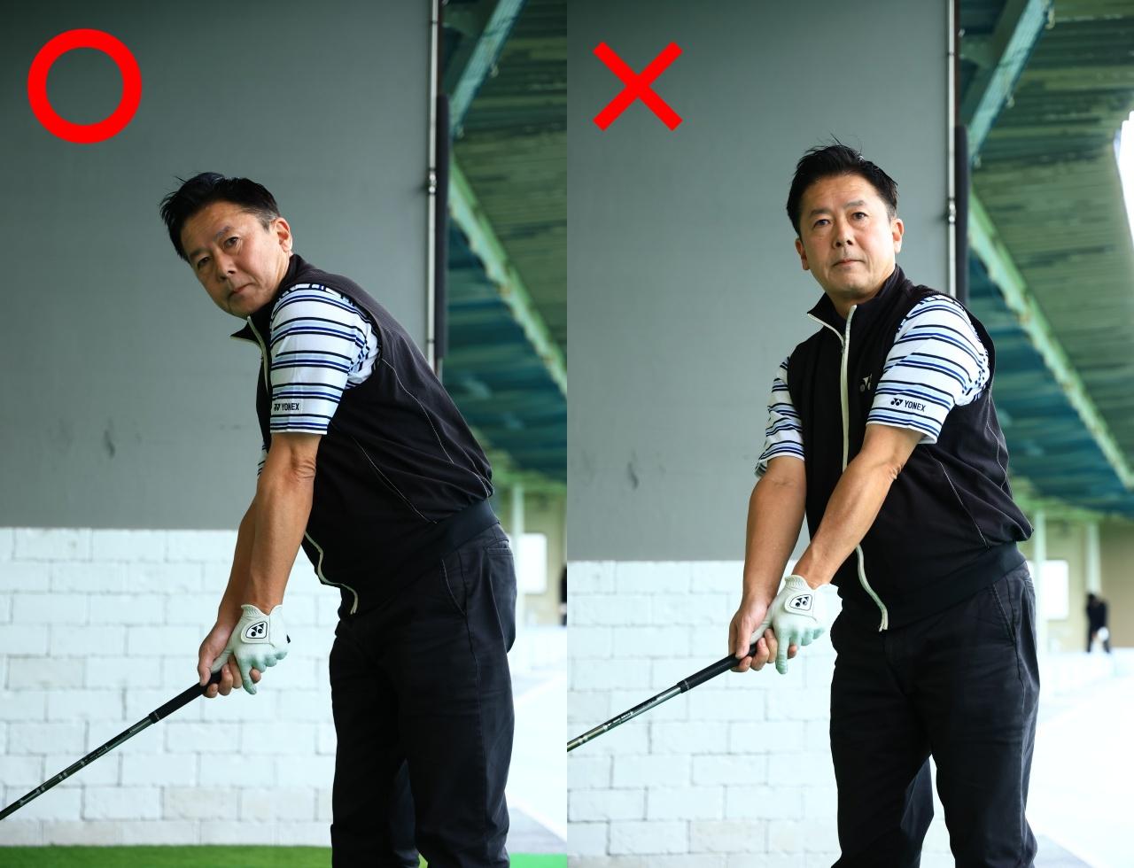 画像: 左肩が重要