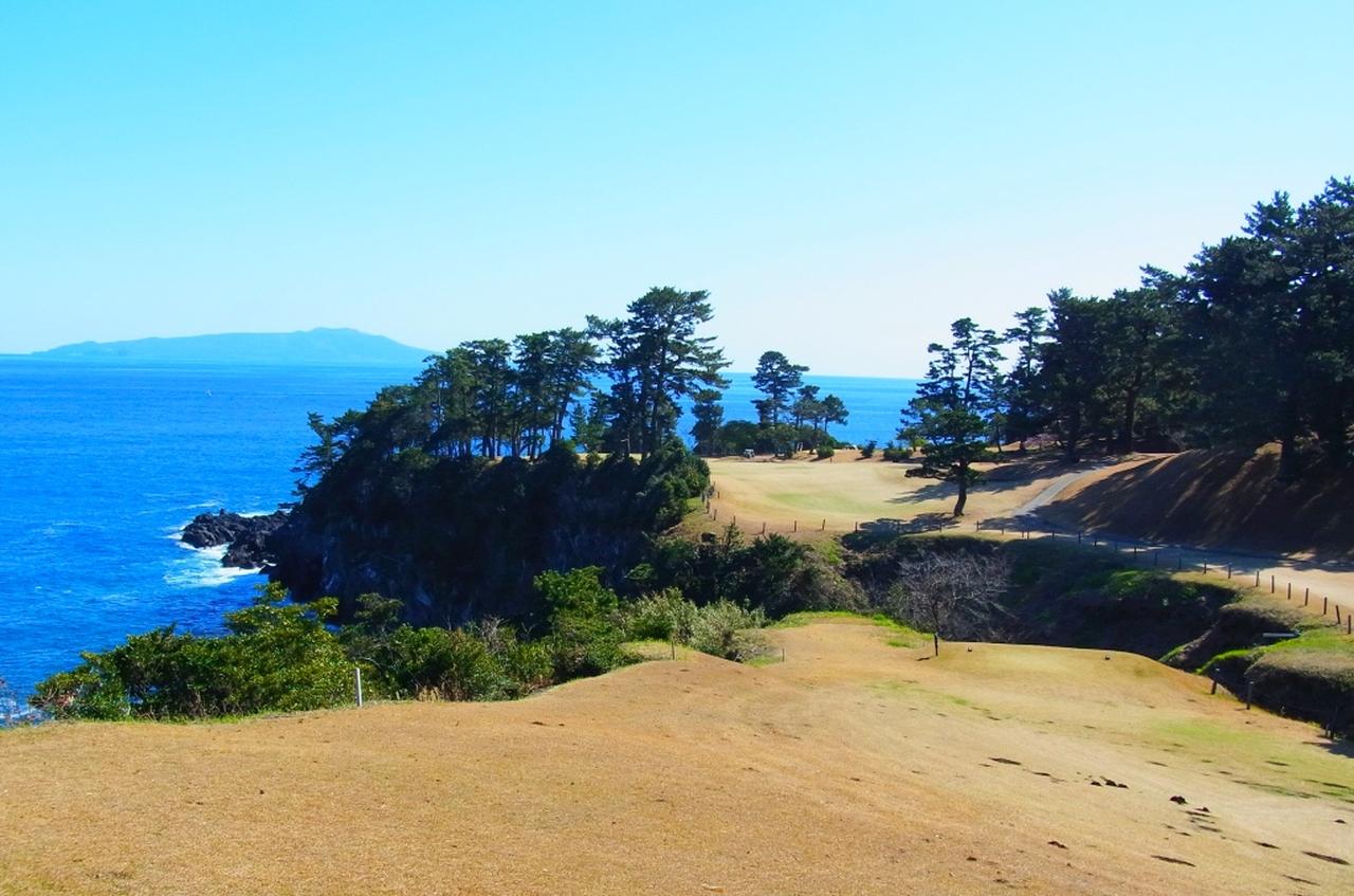 画像: 大島コース、4番パー4