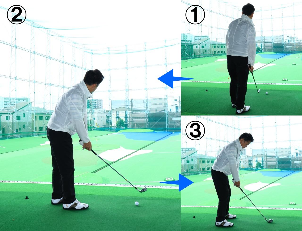 画像: ①~③の順にアドレスに入ってみよう