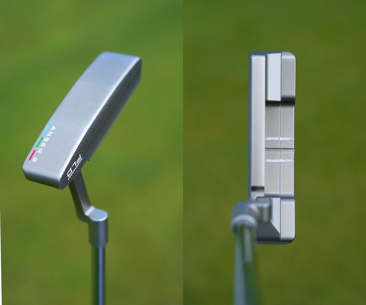 画像: パターはピンのPLDミルドアンサー2という削り出しのブレードタイプ