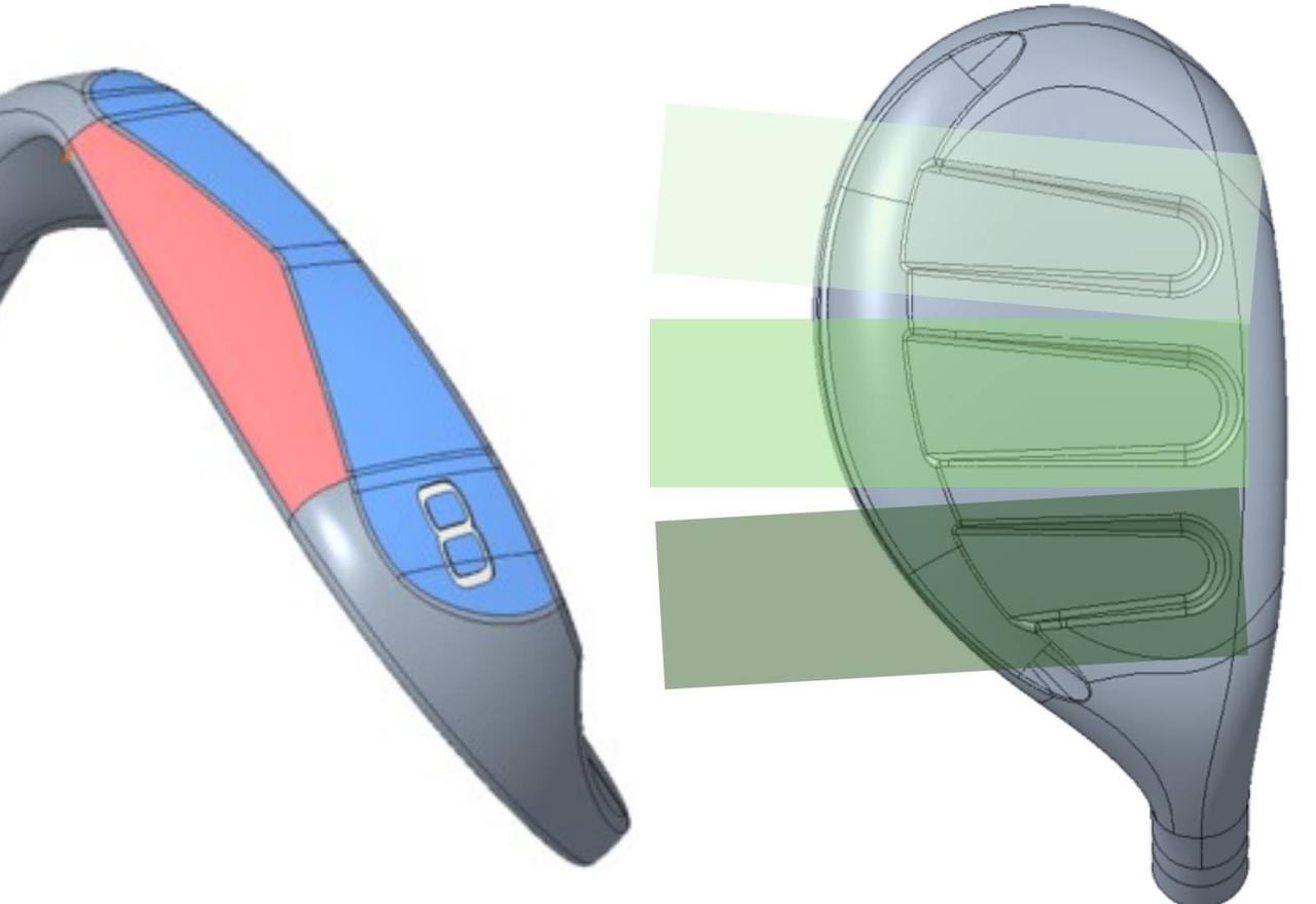 画像: ダフりにくいソール設計を採用している