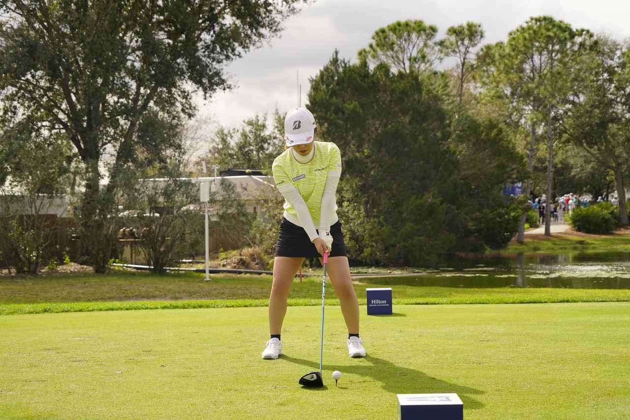 画像 : 1番目の画像 - 古江彩佳　ドライバー正面連続写真 - みんなのゴルフダイジェスト