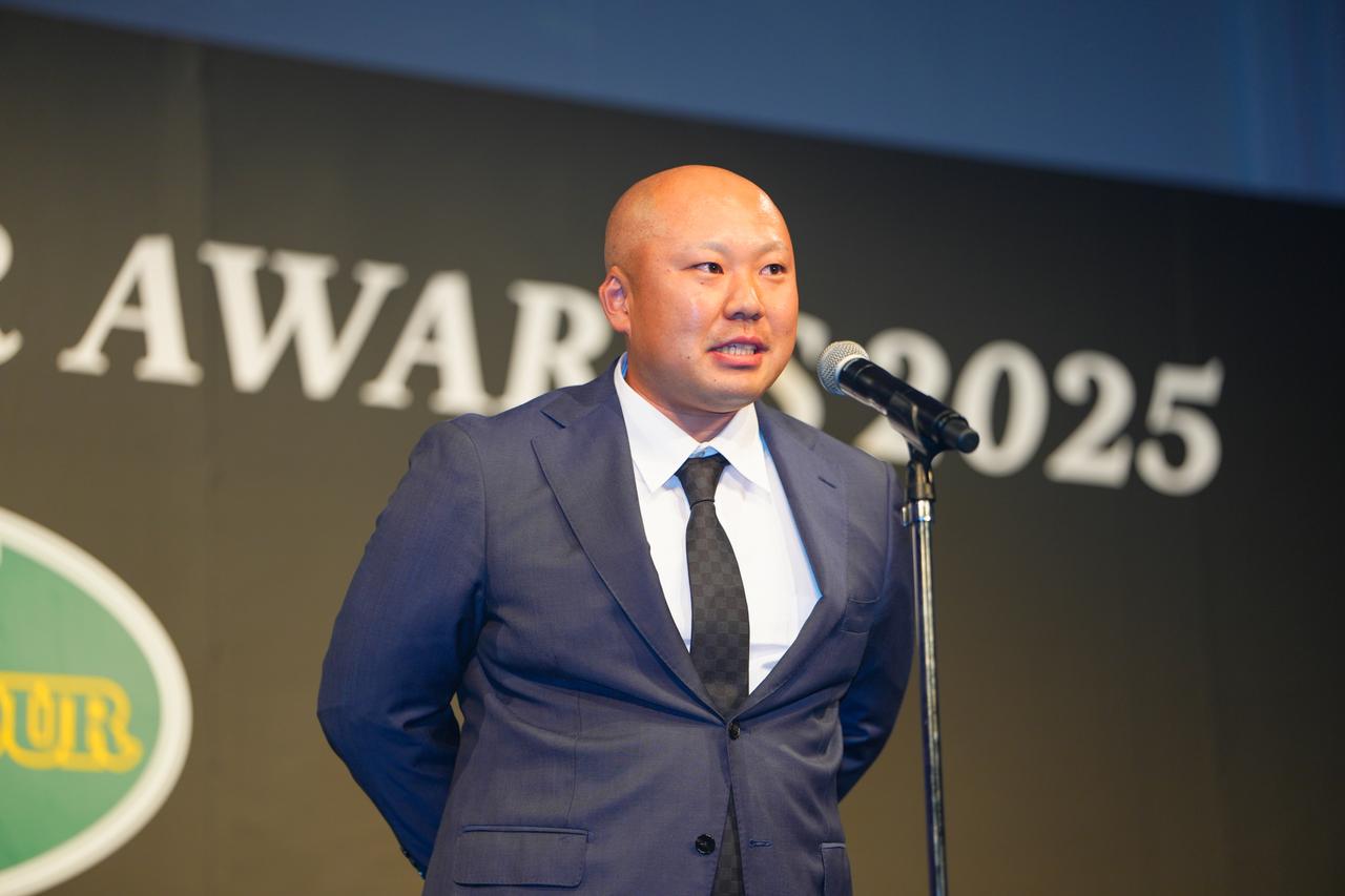 画像: 「やせたい」と会場を笑わせたパーオン率1位の西山大広