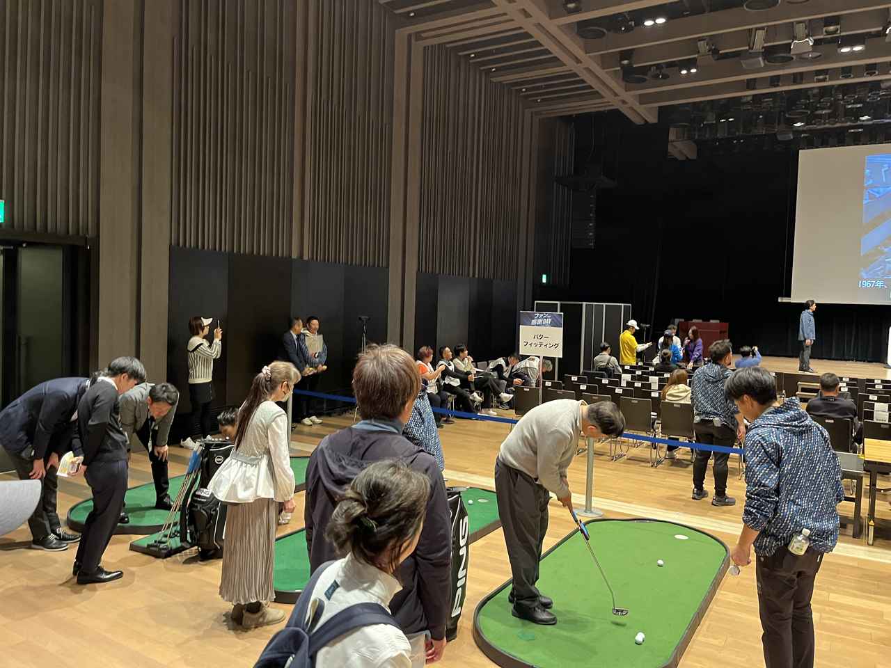 画像 : パターフィッティングの様子