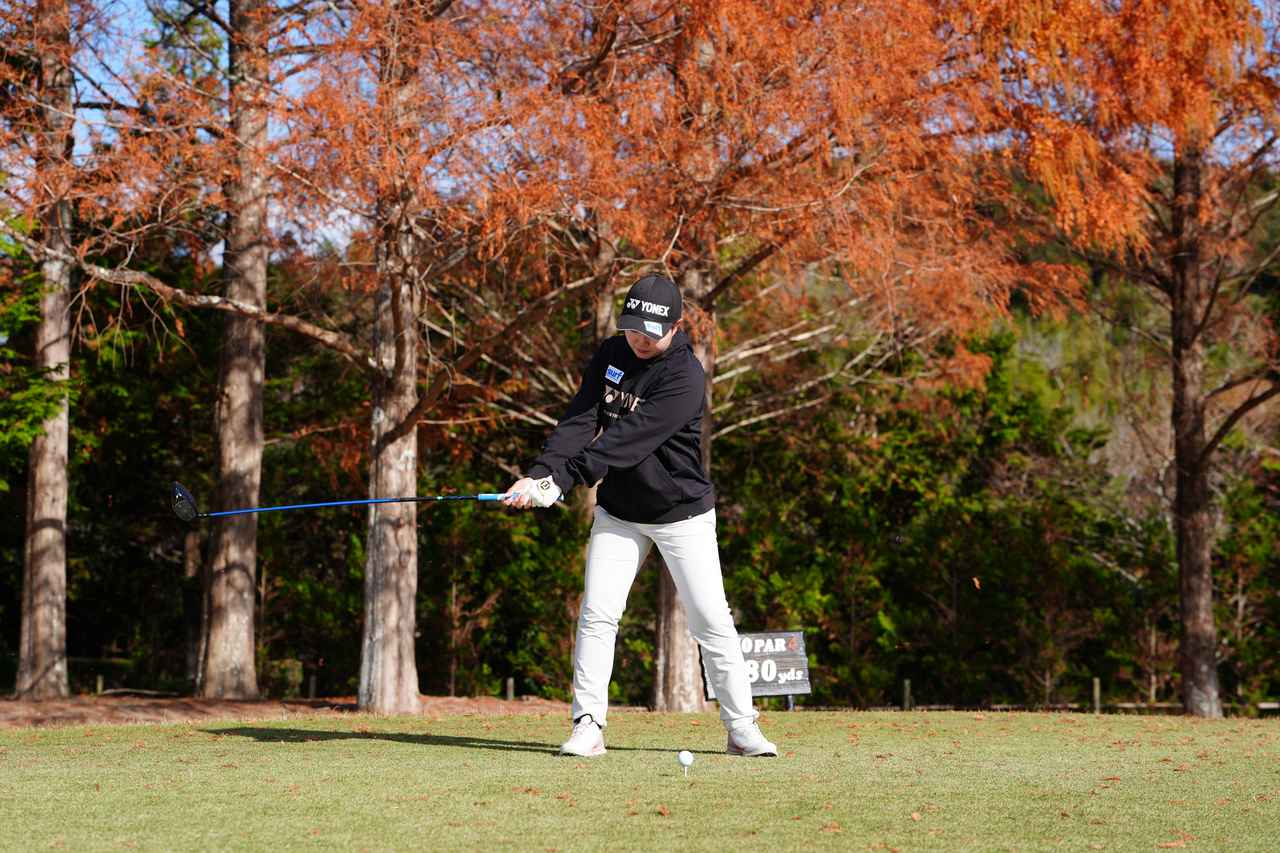 画像 : P2（シャフトが地面と平行）