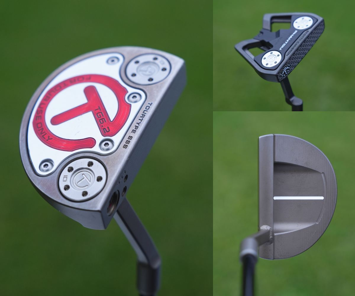 画像: 基本的にGoLo 6.2を使うが、サブパターとしてファントム9.2Rも用意する。どちらも転がりの安定感と打感の良さが気に入っている